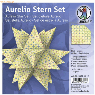 4008525236382 - Faltblätter Aurelio Stern Transparentpapier 115g qm 148x1 4008525236382 - Faltblätter Aurelio Stern Transparentpapier 115g qm 148x1