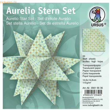 4008525236405 - Faltblätter Aurelio Stern Transparentpapier 115g qm 148x1