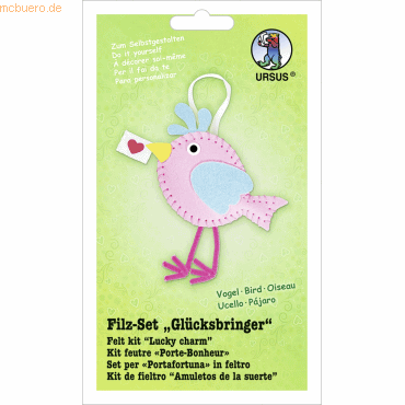 4008525145585 - Filz-Set Glücksbringer Vogel