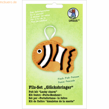 Ludwig Bähr Filz-Set Glücksbringer Fisch