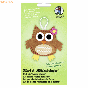 4008525145653 - Filz-Set Glücksbringer Eule