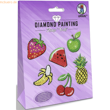 4008525238188 - URSUS Diamond Painting Sticker-Set Fruits mehrfarbig 4008525238188 Ursus