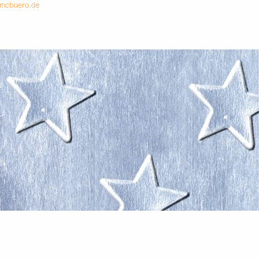 4008525004813 - 10 x Alu-Sternchenkarton 300g qm 50x70cm VE=10 Bogen silbe