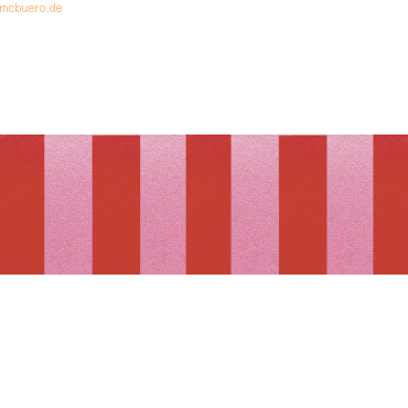 4008525678281 - Transparentpapier 115g qm A4 VE=25 Blatt Streifen rubinrot