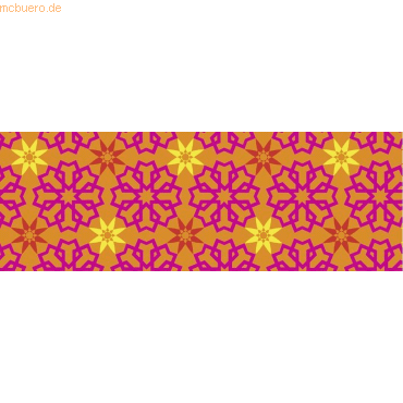 4008525687153 - Transparentpapier 115g qm A4 VE=25 Blatt Arabesken pink