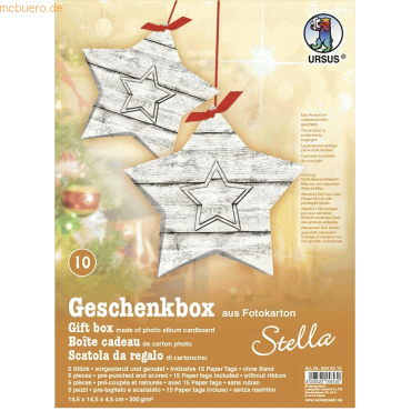 4008525158530 - Geschenkbox Stella 145x145x4cm VE=5 Stück Motiv 10