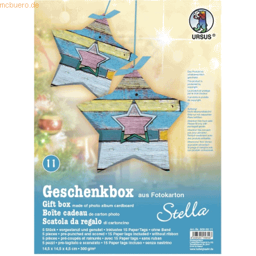 4008525158547 - Geschenkbox Stella 145x145x4cm VE=5 Stück Motiv 11