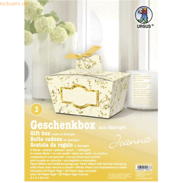 4008525149873 - Geschenkbox Joanna gold 85x45x6cm VE=5 Stück Motiv 03