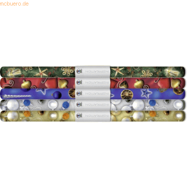 4008525684800 - 5 x Transparentpapier Rolle 115g qm 50x61cm Winterzauber 5