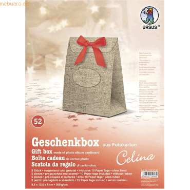 4008525158165 - Geschenkbox Celina 95x125x5cm VE=5 Stück Motiv 52