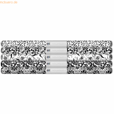 4008525074793 - Transparentpapier Rolle 115g qm 50x61cm Black & White Sort