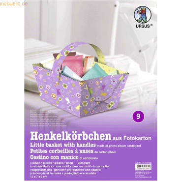 4008525135821 - Henkelkörbchen 13x7x9cm VE=5 Stück Motiv 09 4008525135821 - Henkelkörbchen 13x7x9cm VE=5 Stück Motiv 09