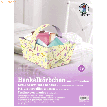 4008525149538 - Henkelkörbchen 13x7x9cm VE=5 Stück Motiv 19