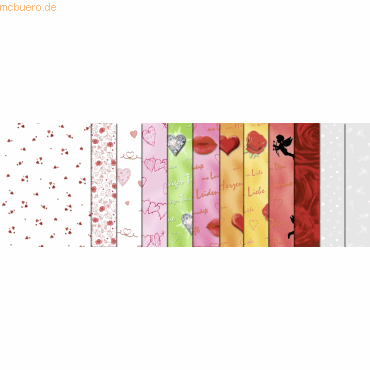 4008525346289 - 25 x Transparentpapier Rolle 115g qm 50x61cm Von Herzen 10 4008525346289 - 25 x Transparentpapier Rolle 115g qm 50x61cm Von Herzen 10