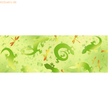 4008525683278 - 5 x Transparentpapier Rolle 115g qm 50x61cm Fauna Gecko