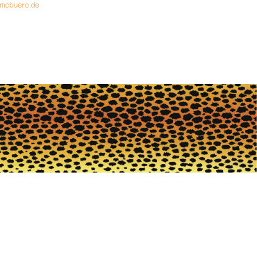 4008525681557 - 10 x Transparentpapier 115g qm 50x61cm Tierfell Gepard