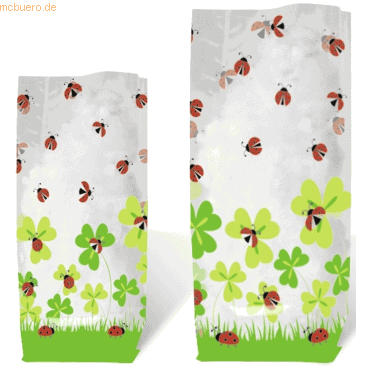 4008525203148 - 10 x Geschenk-Bodenbeutel Marienkäfer 145x235cm 4008525203148 - 10 x Geschenk-Bodenbeutel Marienkäfer 145x235cm