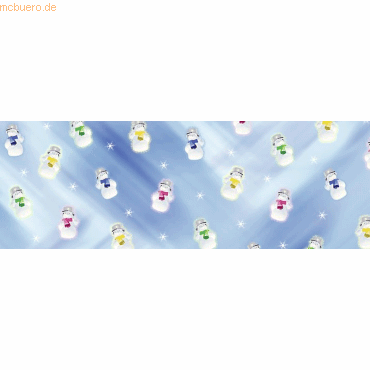 4008525693659 - 5 x Transparentpapier Rolle 115g qm 50x61cm Wintermärchen