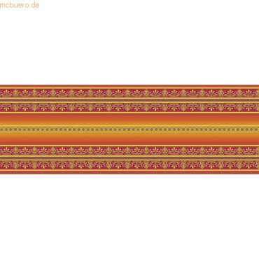 4008525693437 - 5 x Transparentpapier 115g qm A4 VE=5 Blatt Bordüren orang