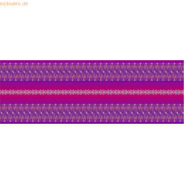 4008525693499 - Transparentpapier 115g qm A4 VE=25 Blatt Bordüren pink