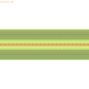 4008525694045 - Transparentpapier 115g qm A4 VE=25 Blatt Bordüren grün