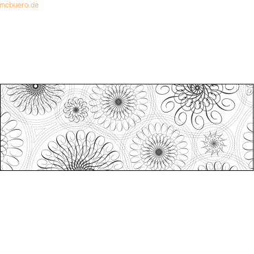 4008525090878 - 5 x Transparentpapier Rolle 115g qm 50x61cm Black & White