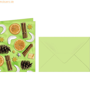 4008525695523 - 5 x Grußkarten+Umschläge Weihnachts-Potpourri 113x165cm 4008525695523 - 5 x Grußkarten+Umschläge Weihnachts-Potpourri 113x165cm