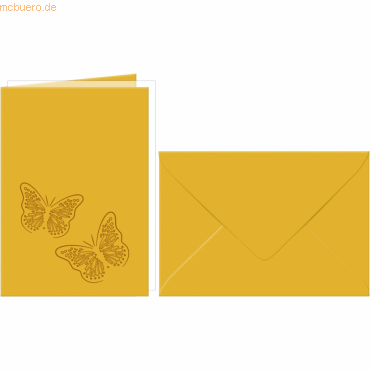 4008525203223 - Doppelkarte A6 gelasert + Kuvert VE=5 Sets Schmetterlinge 4008525203223 - Doppelkarte A6 gelasert + Kuvert VE=5 Sets Schmetterlinge