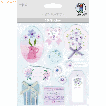 4008525694298 - 5 x 3D-Sticker Motiv 8 - Liebe 4008525694298 - 5 x 3D-Sticker Motiv 8 - Liebe