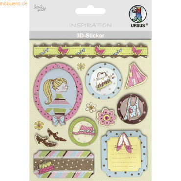 4008525020387 - 5 x 3D-Sticker Motiv 112