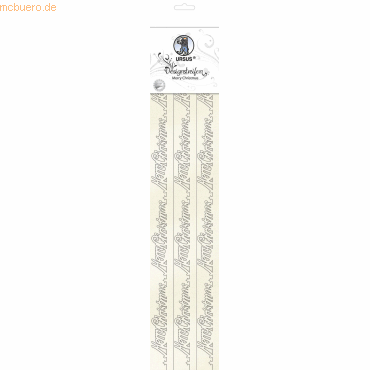 4008525228158 - Designstreifen gelaser Merry Christmas creme 4008525228158 - Designstreifen gelaser Merry Christmas creme
