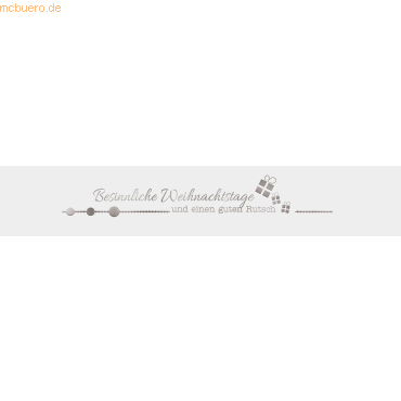 4008525213499 - 5 x Banderole weiß silber Motiv 11 Besinnliche Weihnachtst 4008525213499 - 5 x Banderole weiß silber Motiv 11 Besinnliche Weihnachtst