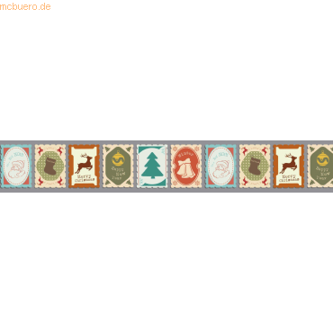 4008525221890 - 5 x Masking Tape 30mmx10m Weihnachtskarten 4008525221890 - 5 x Masking Tape 30mmx10m Weihnachtskarten