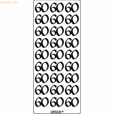 4008525030935 - 5 x Kreativsticker 10x23cm Motiv 110 VE=1 Stück gold