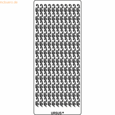 4008525646211 - 5 x Kreativsticker 10x23cm Motiv 49 VE=1 Stück gold