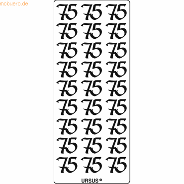 4008525020073 - 5 x Kreativsticker 10x23cm Motiv 108 VE=1 Stück silber