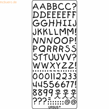 4008525013068 - 5 x Kreativsticker 10x23cm Motiv 68 VE=1 Stück multicolor