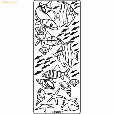 4008525648147 - Kreativsticker 10x23cm Motiv 17 VE=5 Stück gold 4008525648147 - Kreativsticker 10x23cm Motiv 17 VE=5 Stück gold
