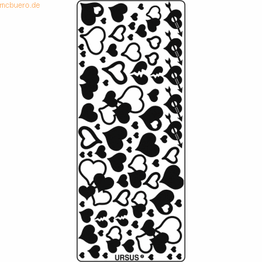 4008525648406 - Kreativsticker 10x23cm Motiv 26 VE=5 Stück gold