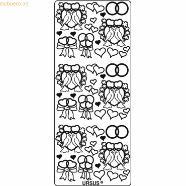 4008525648482 - Kreativsticker 10x23cm Motiv 29 VE=5 Stück gold 4008525648482 - Kreativsticker 10x23cm Motiv 29 VE=5 Stück gold