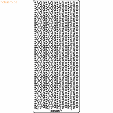 4008525648574 - Kreativsticker 10x23cm Motiv 34 VE=5 Stück gold