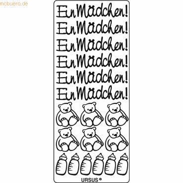 4008525013150 - Kreativsticker 10x23cm Motiv 75 VE=5 Stück gold 4008525013150 - Kreativsticker 10x23cm Motiv 75 VE=5 Stück gold