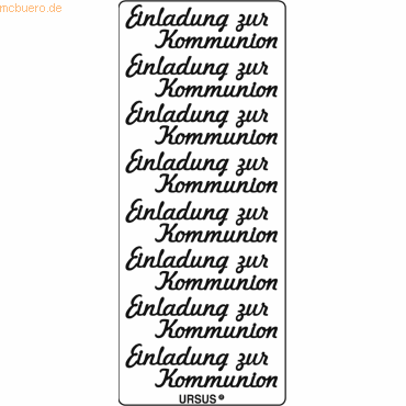 4008525013242 - Kreativsticker 10x23cm Motiv 84 VE=5 Stück gold