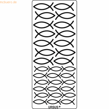 4008525013303 - Kreativsticker 10x23cm Motiv 90 VE=5 Stück gold 4008525013303 - Kreativsticker 10x23cm Motiv 90 VE=5 Stück gold