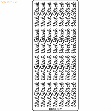 4008525650003 - Kreativsticker 10x23cm Motiv 06 VE=5 Stück silber 4008525650003 - Kreativsticker 10x23cm Motiv 06 VE=5 Stück silber