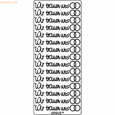 4008525151951 - Kreativsticker 10x23cm Motiv 118 VE=5 Stück silber