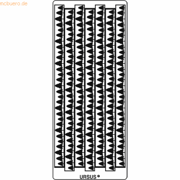 4008525156154 - Kreativsticker 10x23cm Motiv 129 VE=5 Stück silber 4008525156154 - Kreativsticker 10x23cm Motiv 129 VE=5 Stück silber