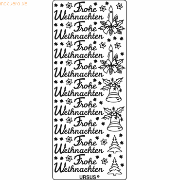 4008525650645 - Kreativsticker 10x23cm Motiv 58 VE=5 Stück silber 4008525650645 - Kreativsticker 10x23cm Motiv 58 VE=5 Stück silber