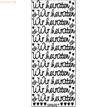 4008525018025 - Kreativsticker 10x23cm Motiv 93 VE=5 Stück silber 4008525018025 - Kreativsticker 10x23cm Motiv 93 VE=5 Stück silber
