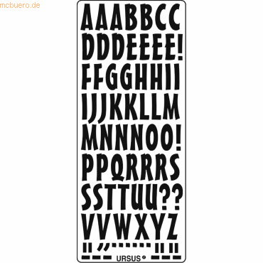 4008525013624 - Kreativsticker 10x23cm Motiv 72 VE=5 Stück schwarz 4008525013624 - Kreativsticker 10x23cm Motiv 72 VE=5 Stück schwarz